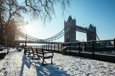 London Bridge in Winter